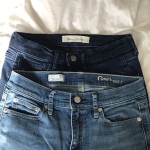 Lot of 2 GAP jeans size 27